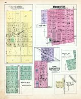 Effingham, Muscotah, Prescott, Lancaster, Trading Post, Barnard, Kansas State Atlas 1887